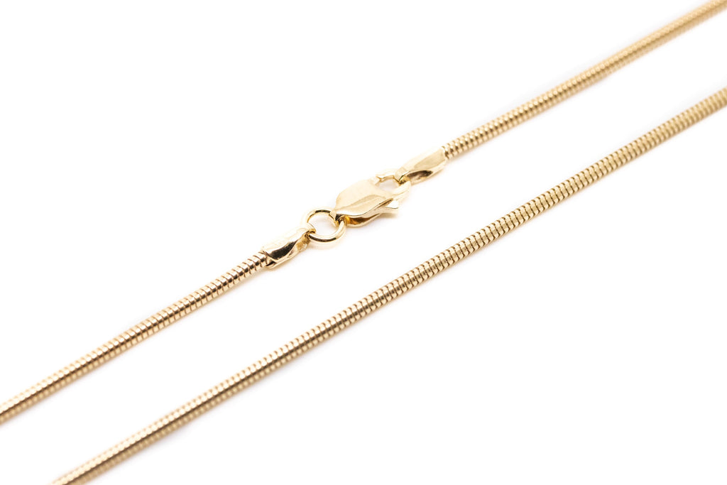 Chaîne plaquée or Serpent de 45 cm (17,5 po)