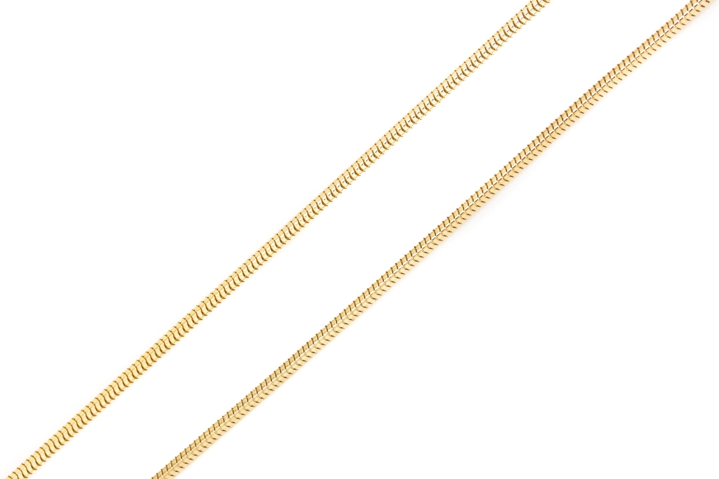 Chaîne plaquée or Serpent de 45 cm (17,5 po)