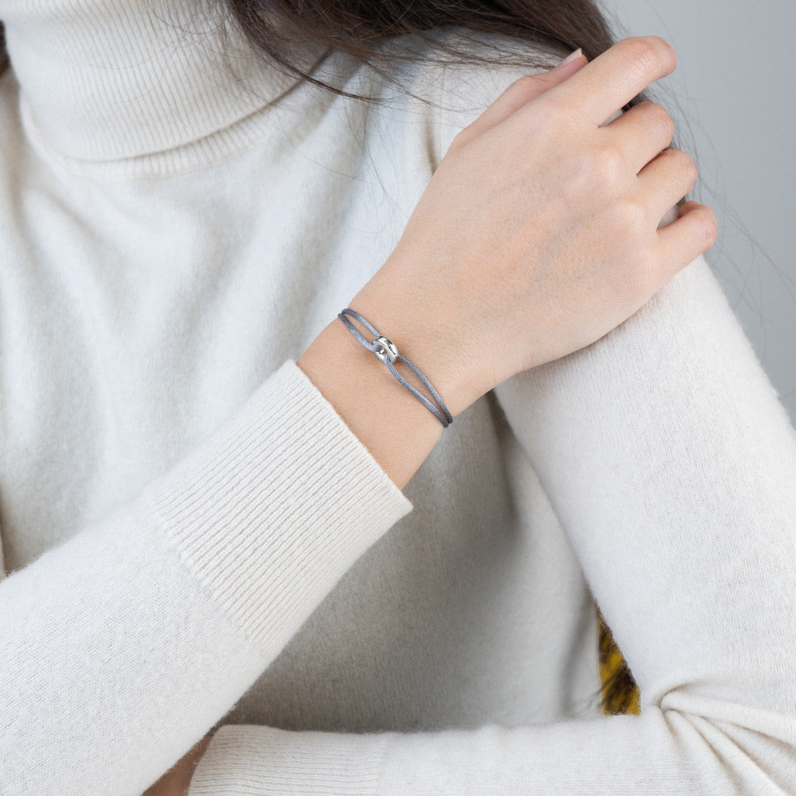 Bracelet cordon Mini Silver Soho