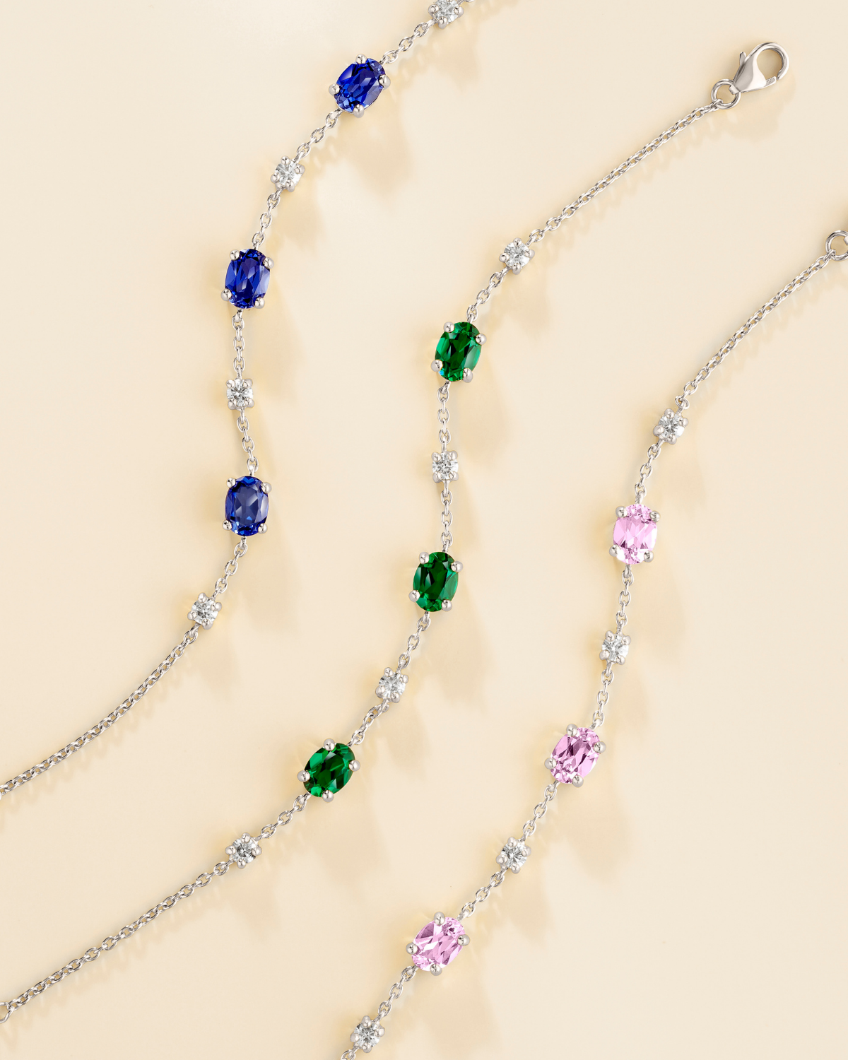 Emerald Bracelet in Sterling Silver - SJR London Timepiece