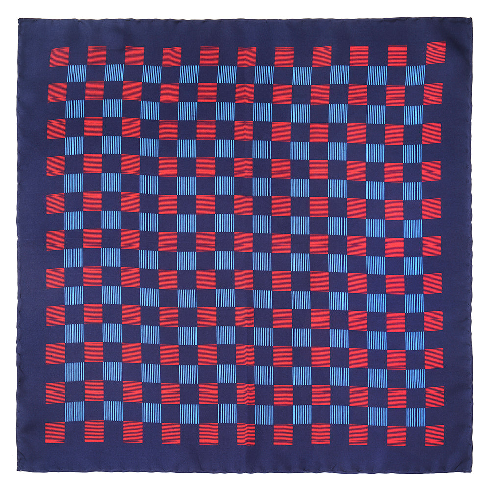 Countryside Hare (Wool & Silk Mix) Pocket Square In Brown