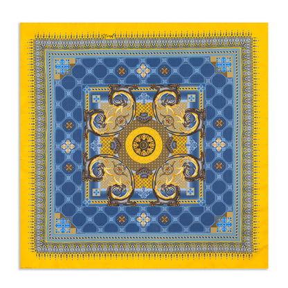 Burlington House Gates Gold Pocket Square