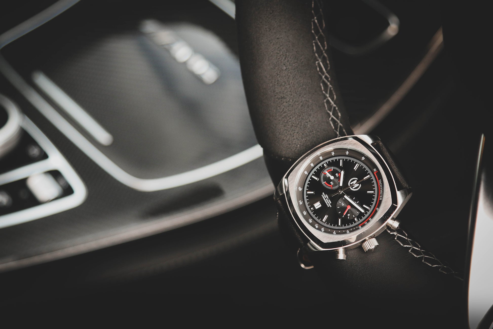 Classic Driver Chronograph, Black Strap (PRE-ORDER NOW) - SJR London Timepiece