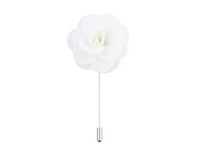 Boutonniere In Ivory Silk