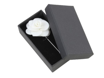 Boutonniere In Ivory Silk