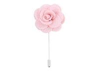 Boutonniere In Pink Silk
