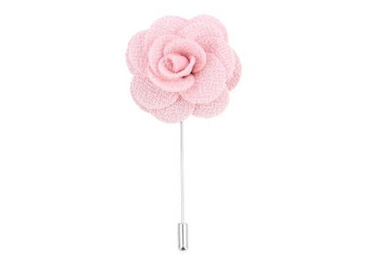 Boutonniere In Pink Silk