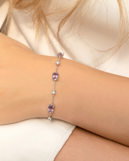 Essential Amethyst Jewellery Set in Sterling Silver - SJR London Timepiece