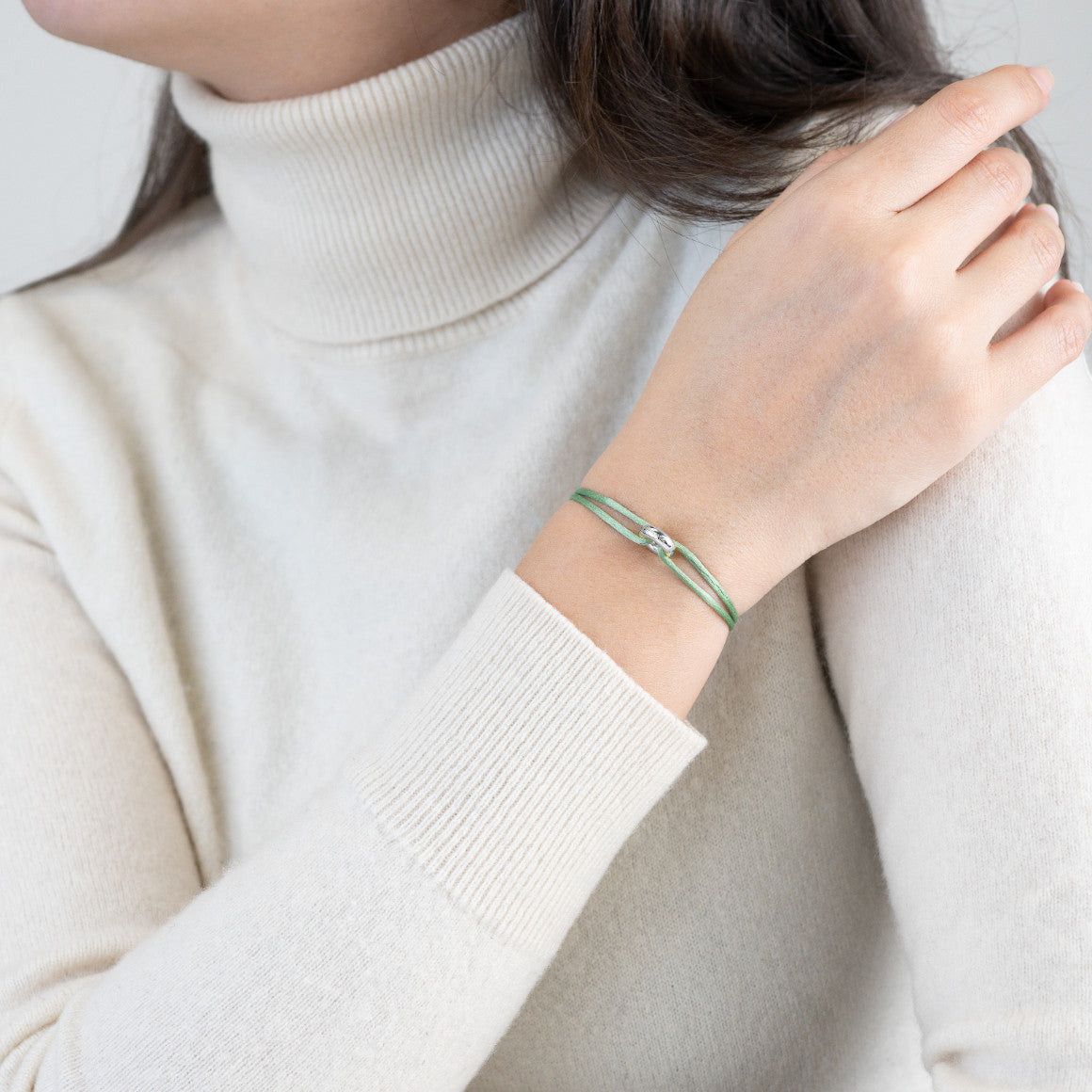 Bracelet cordon Mini Silver Soho