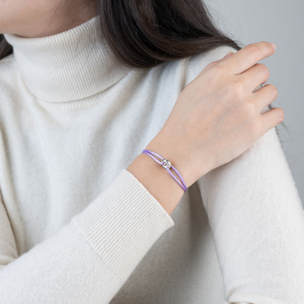 Bracelet cordon Mini Silver Soho