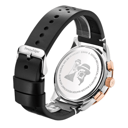 Limited Edition Swan & Edgar Hand Assembled Mechanical Quartz Racer Steel - SJR London Timepiece