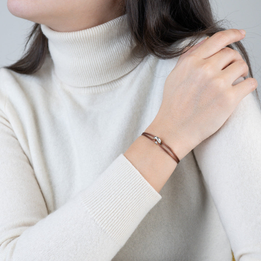 Bracelet cordon Mini Silver Soho