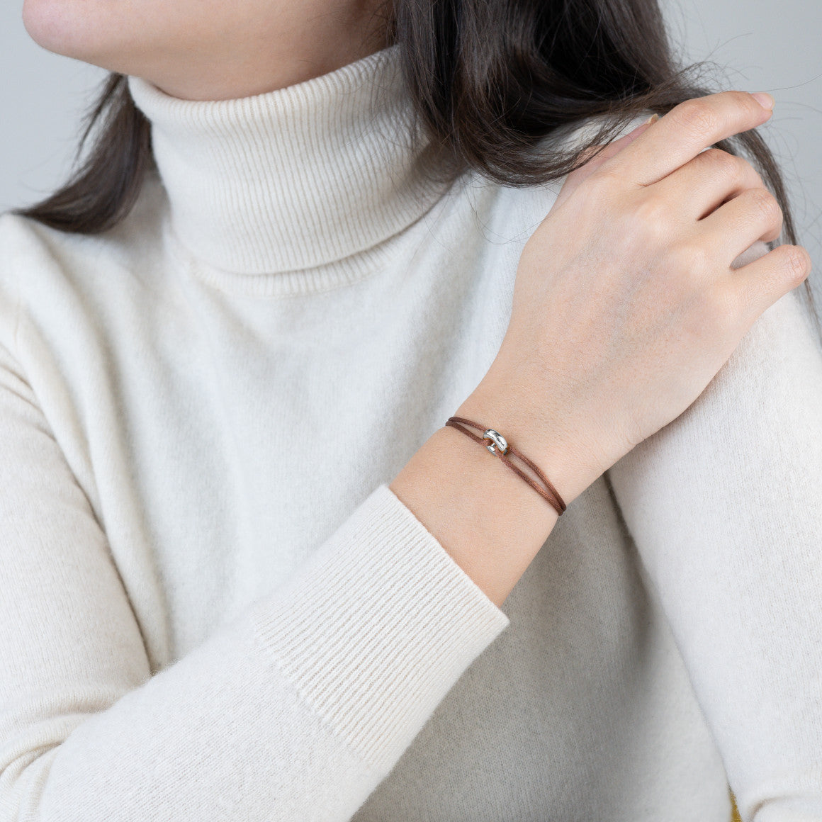 Bracelet cordon Mini Silver Soho