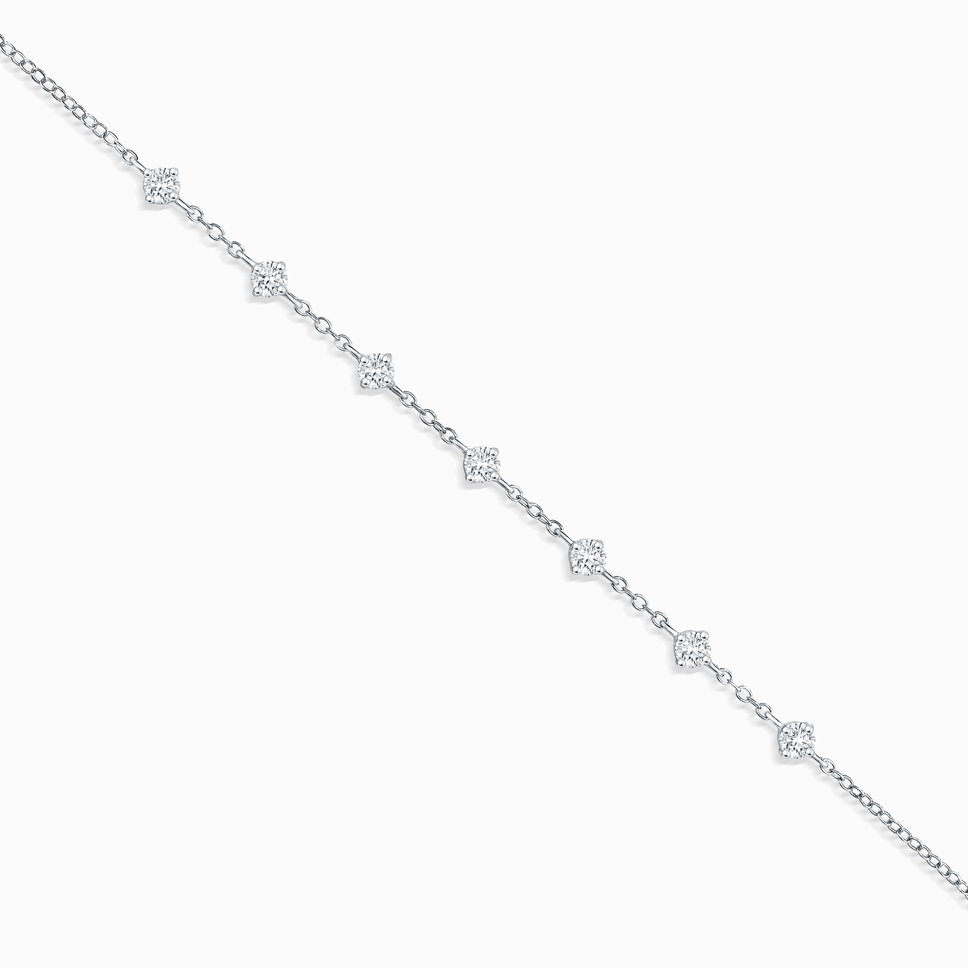 Moissanite Bracelet in Sterling Silver - SJR London Timepiece