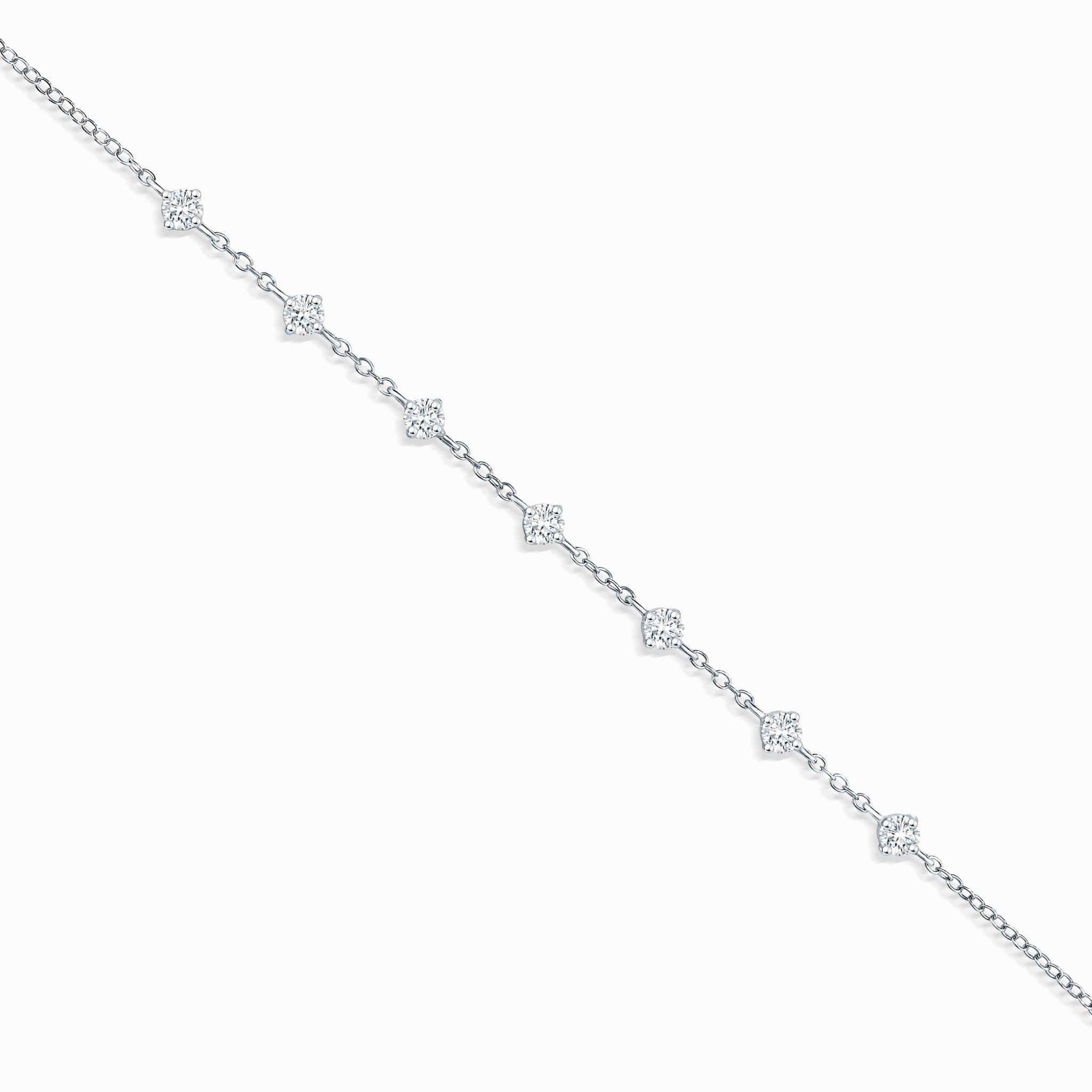 Bracelet en moissanite en argent sterling