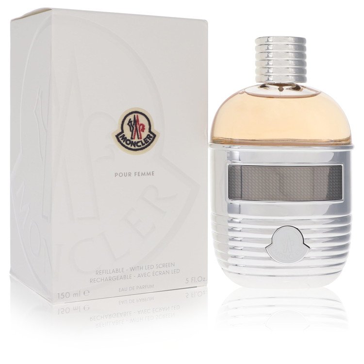 Moncler Eau De Parfum Spray Refillable with LED Screen 5 oz / 150 ml for Women