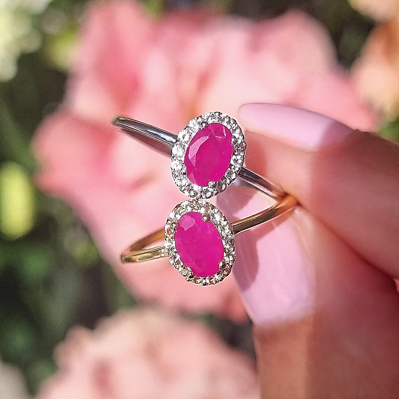 Ruby Ring in Sterling Silver - SJR London Timepiece
