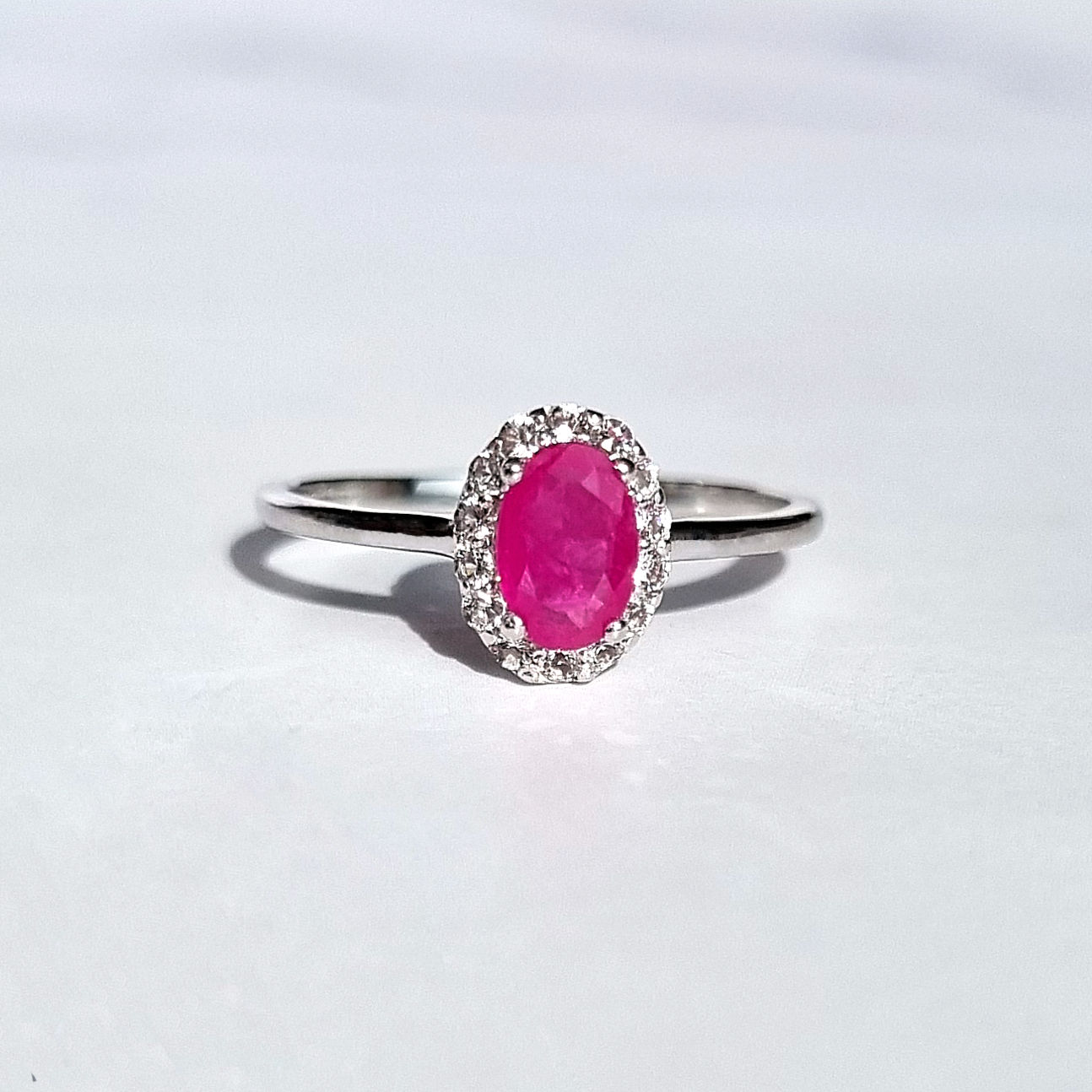 Ruby Ring in Sterling Silver - SJR London Timepiece