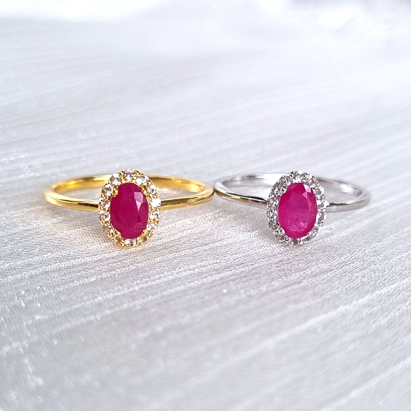 Ruby Ring in Sterling Silver - SJR London Timepiece