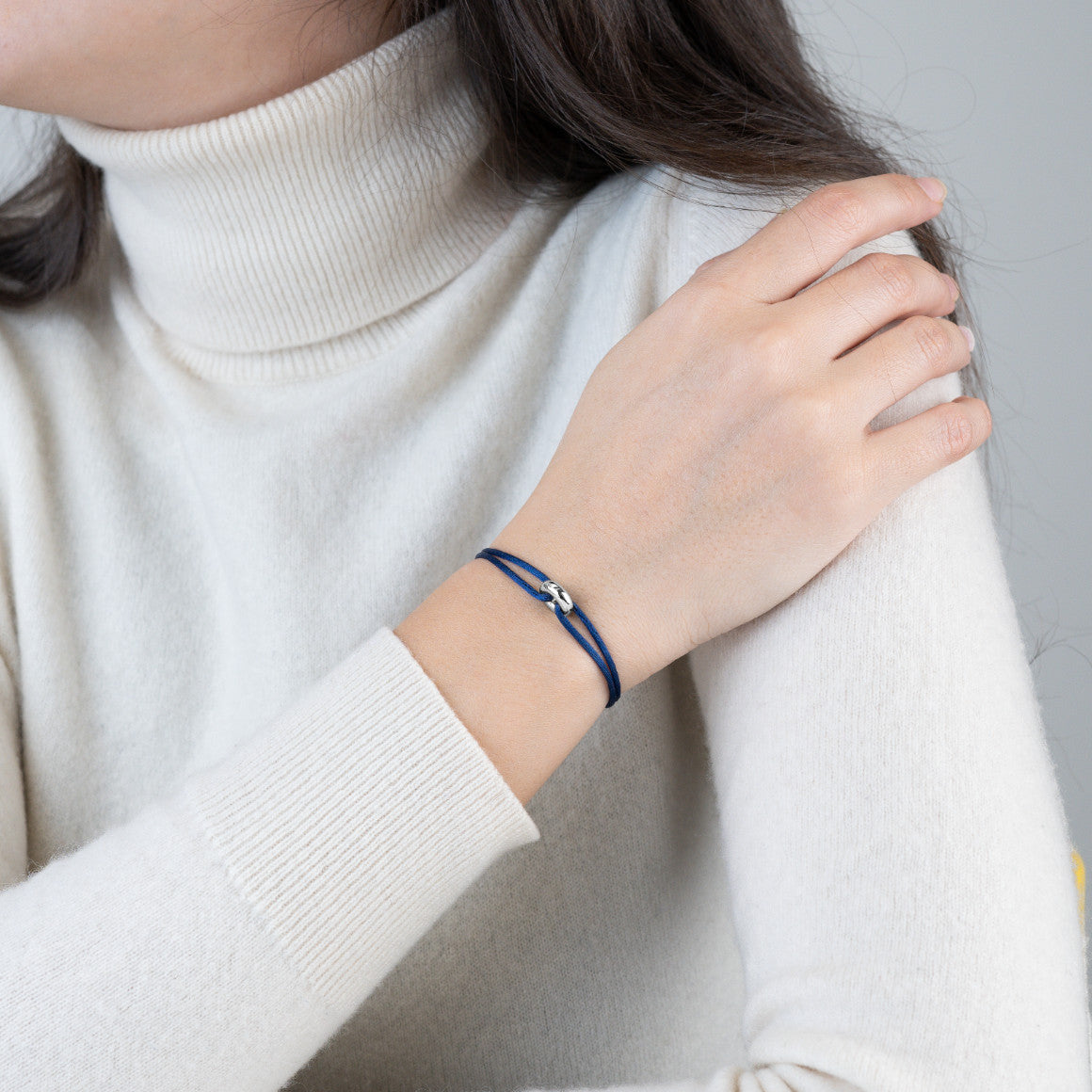Bracelet cordon Mini Silver Soho