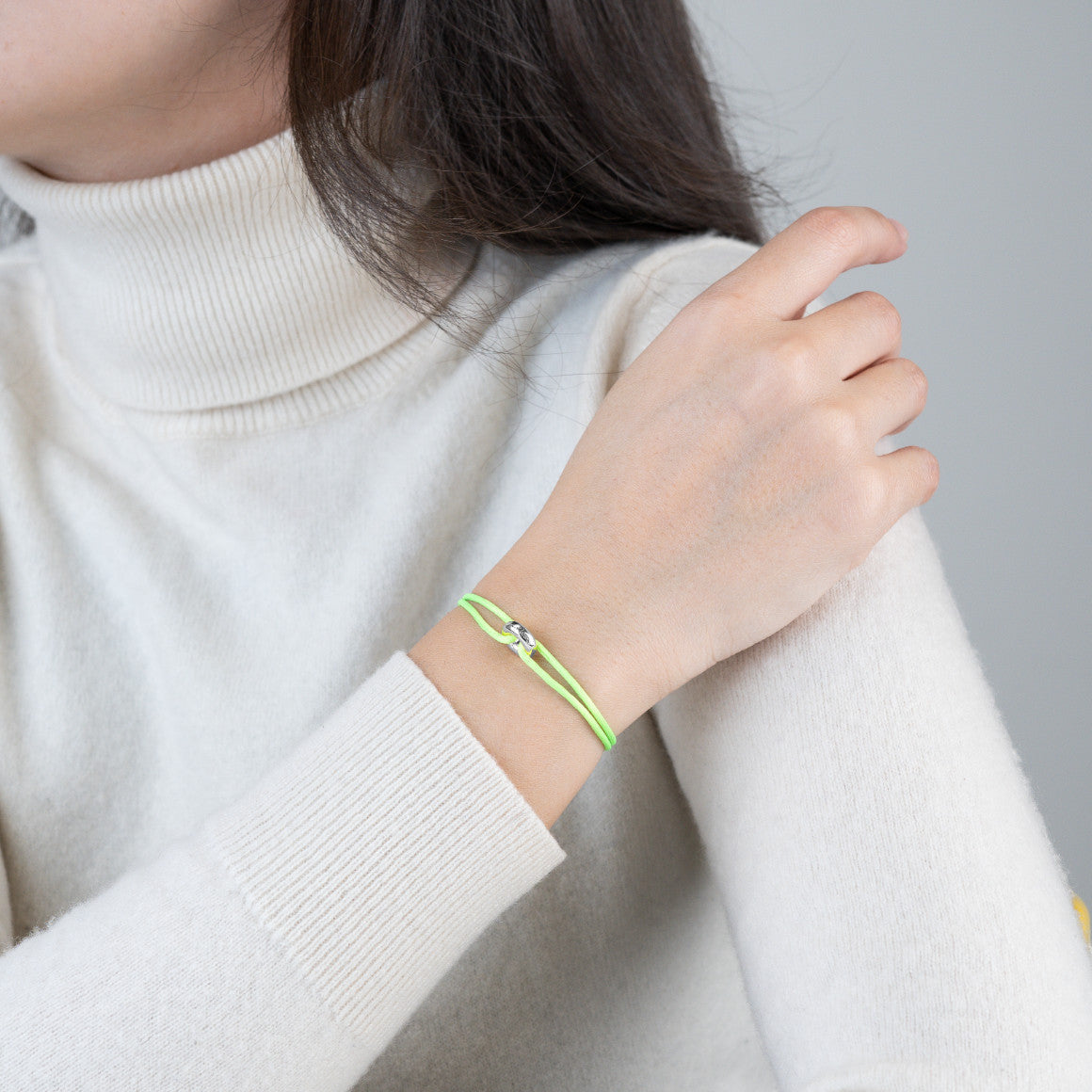 Bracelet cordon Mini Silver Soho