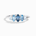 Bague topaze Ombre en argent sterling