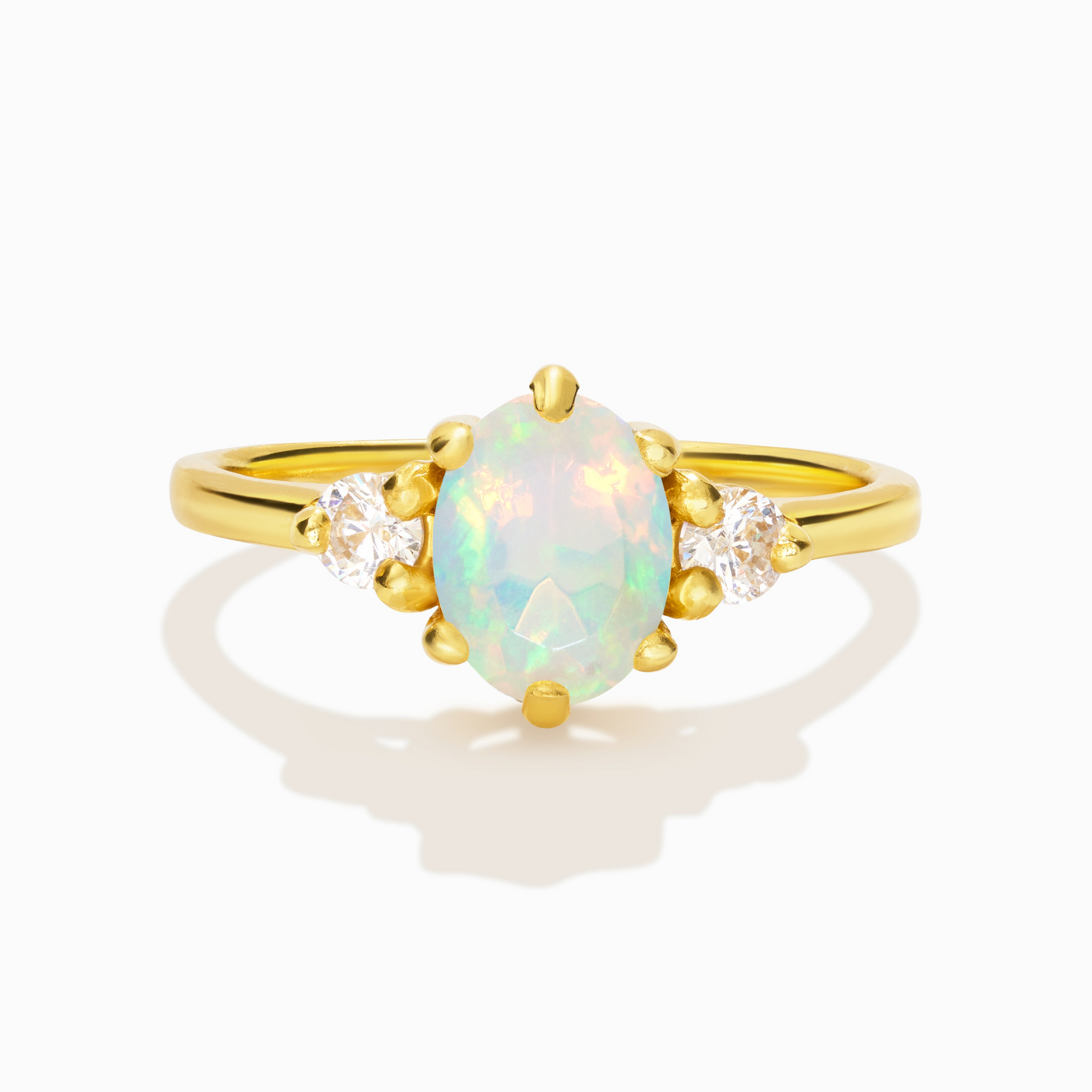 Opal Ring in 18k Gold Vermeil - SJR London Timepiece