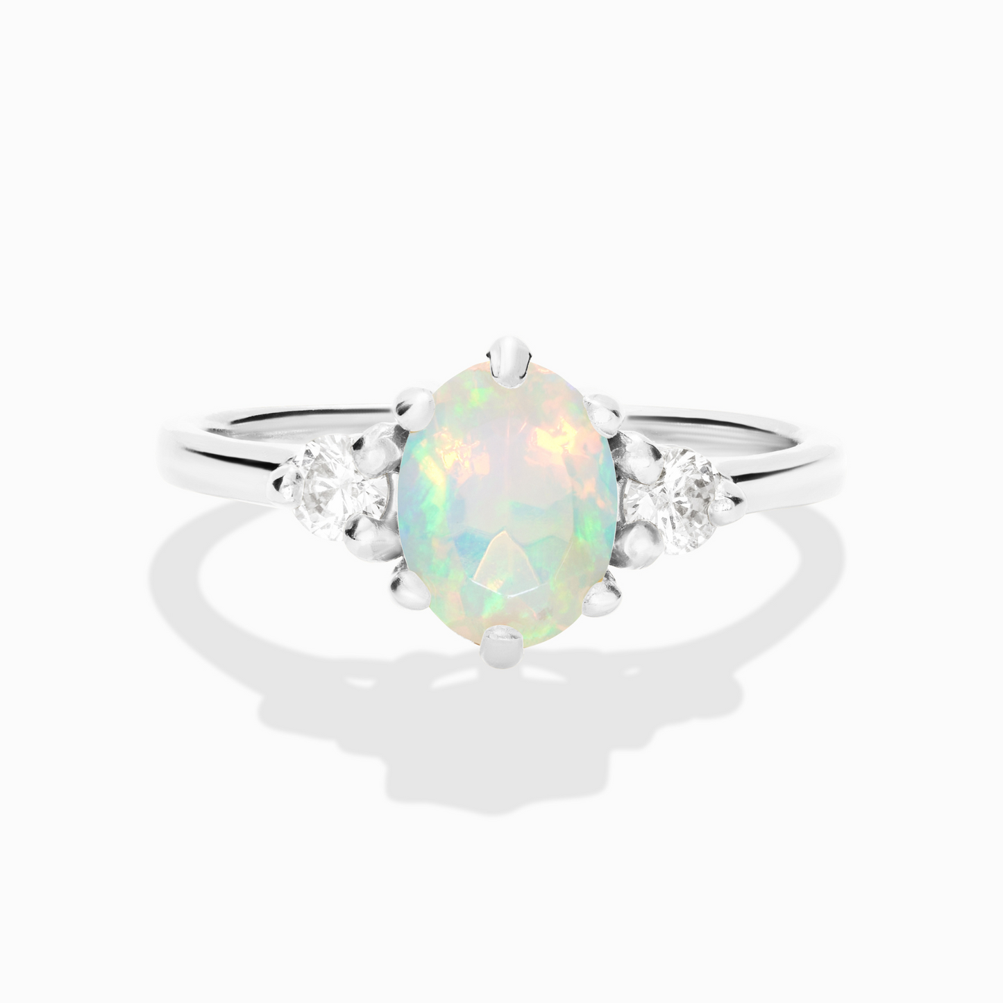 Opal Ring in Sterling Silver - SJR London Timepiece