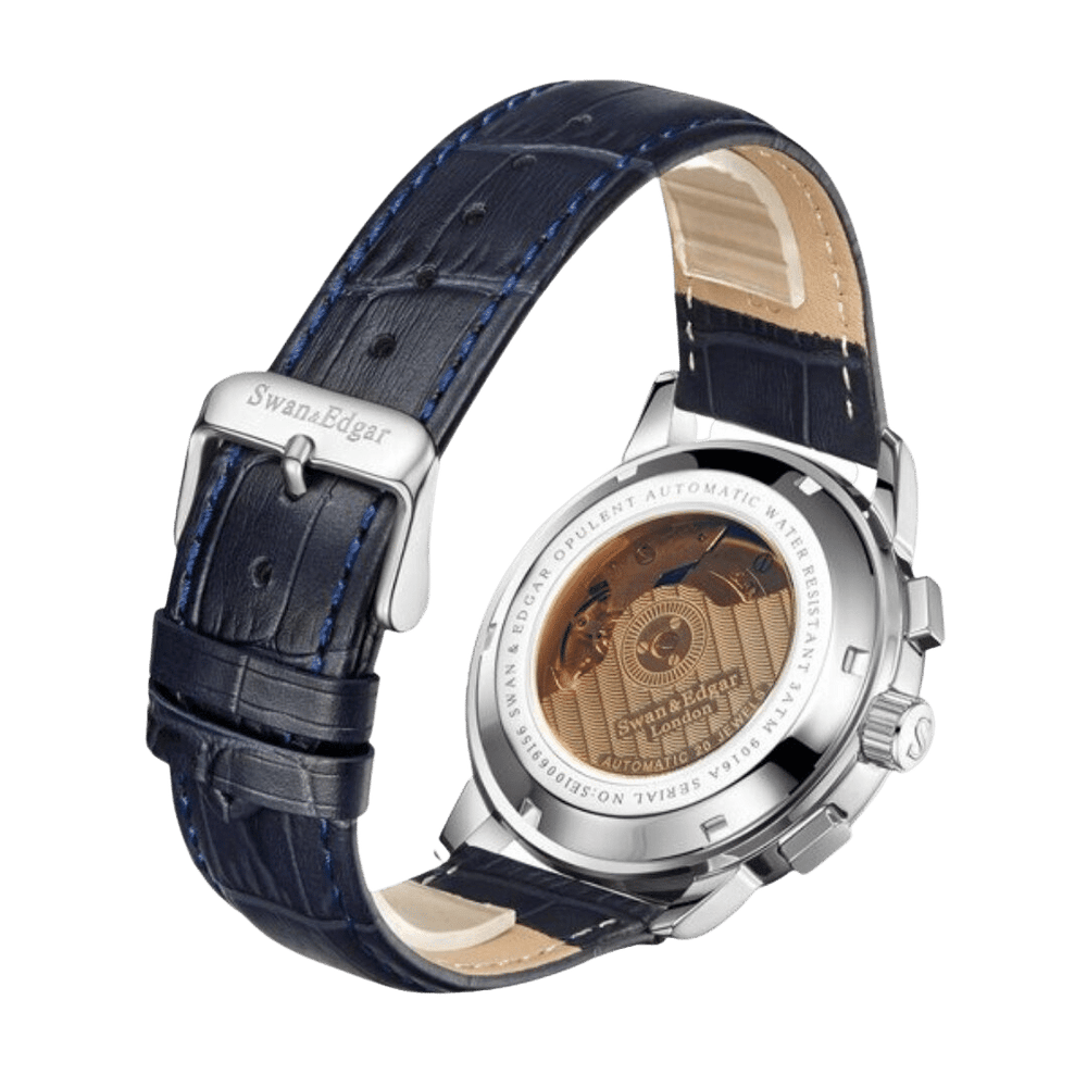 Limited Edition Swan & Edgar Hand Assembled Opulent Automatic Steel - SJR London Timepiece