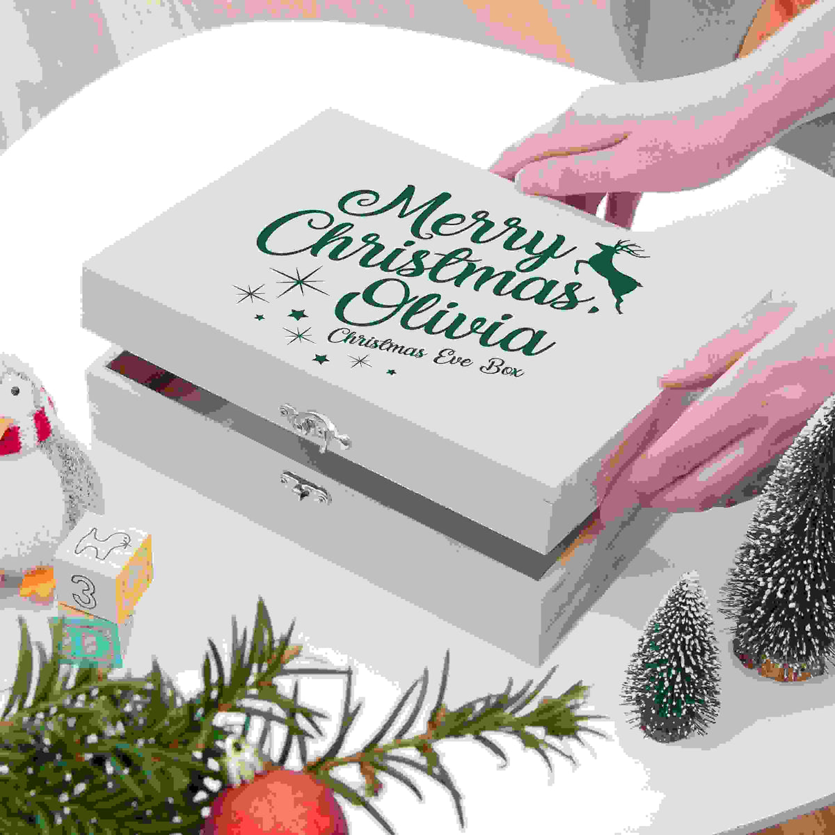 Personalised Rudolf Christmas Eve Box