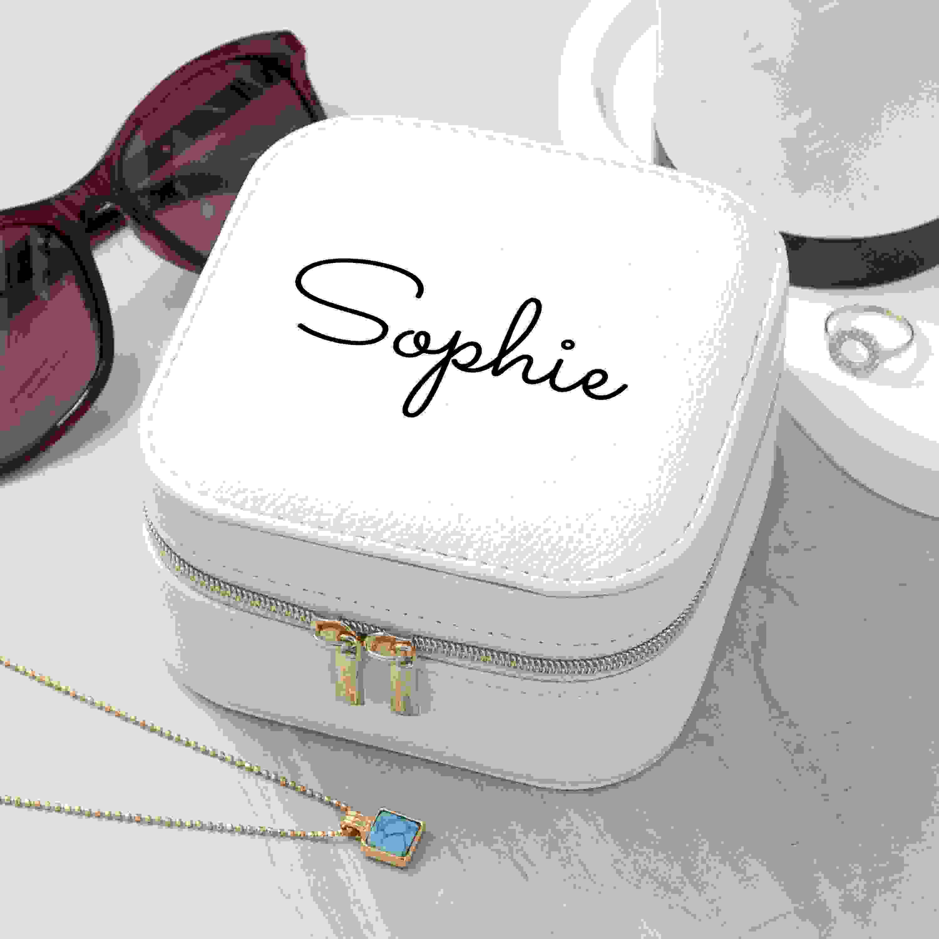 Personalised Travel Jewellery Case