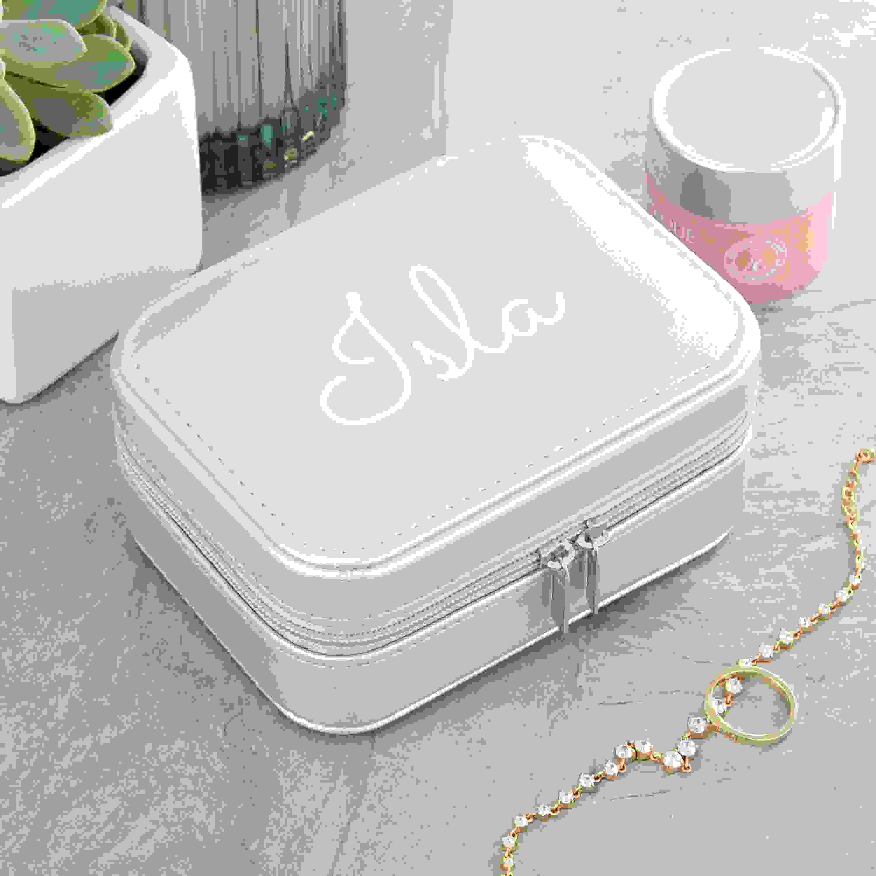 Personalised Travel Jewellery Case