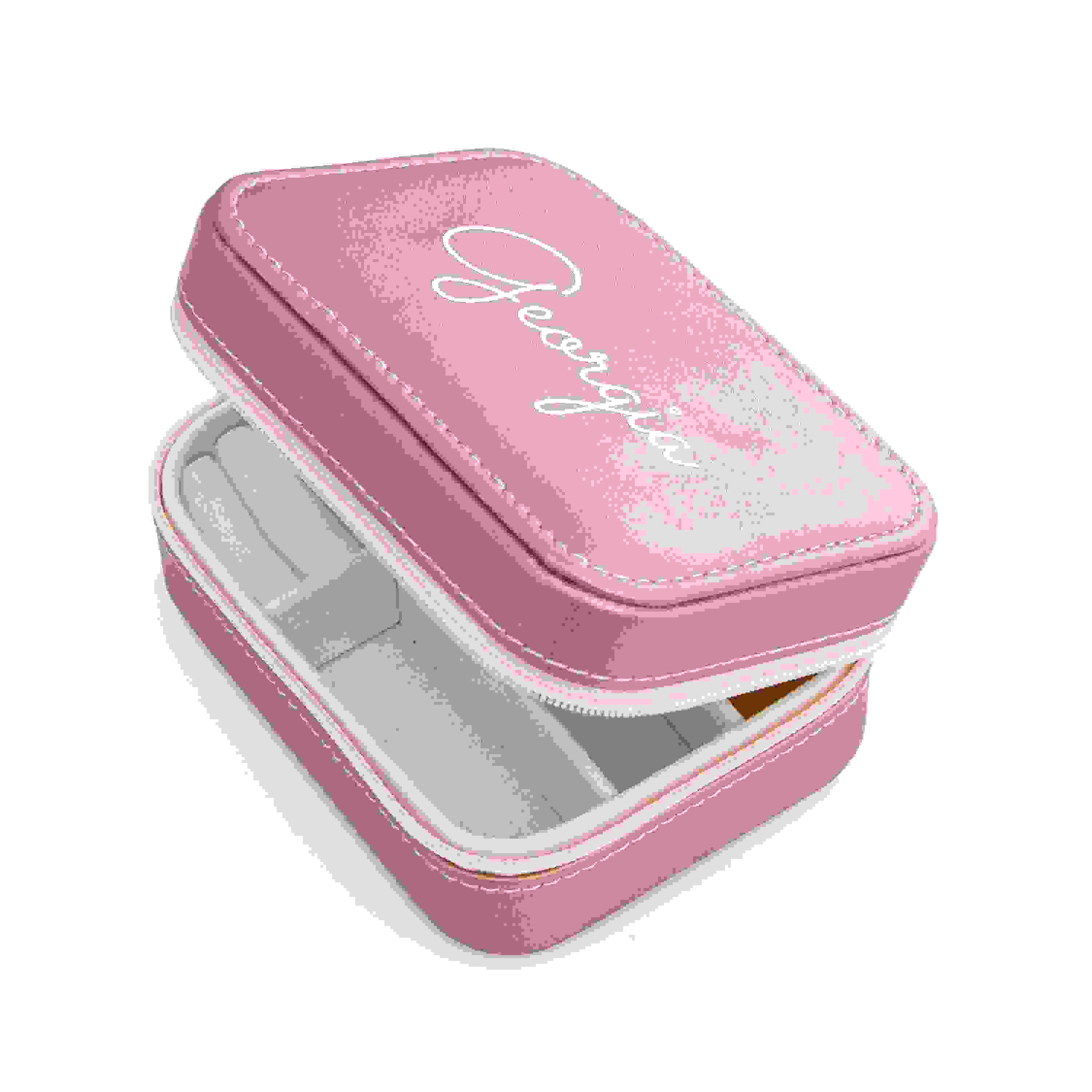 Personalised Rose Gold Jewellery Case
