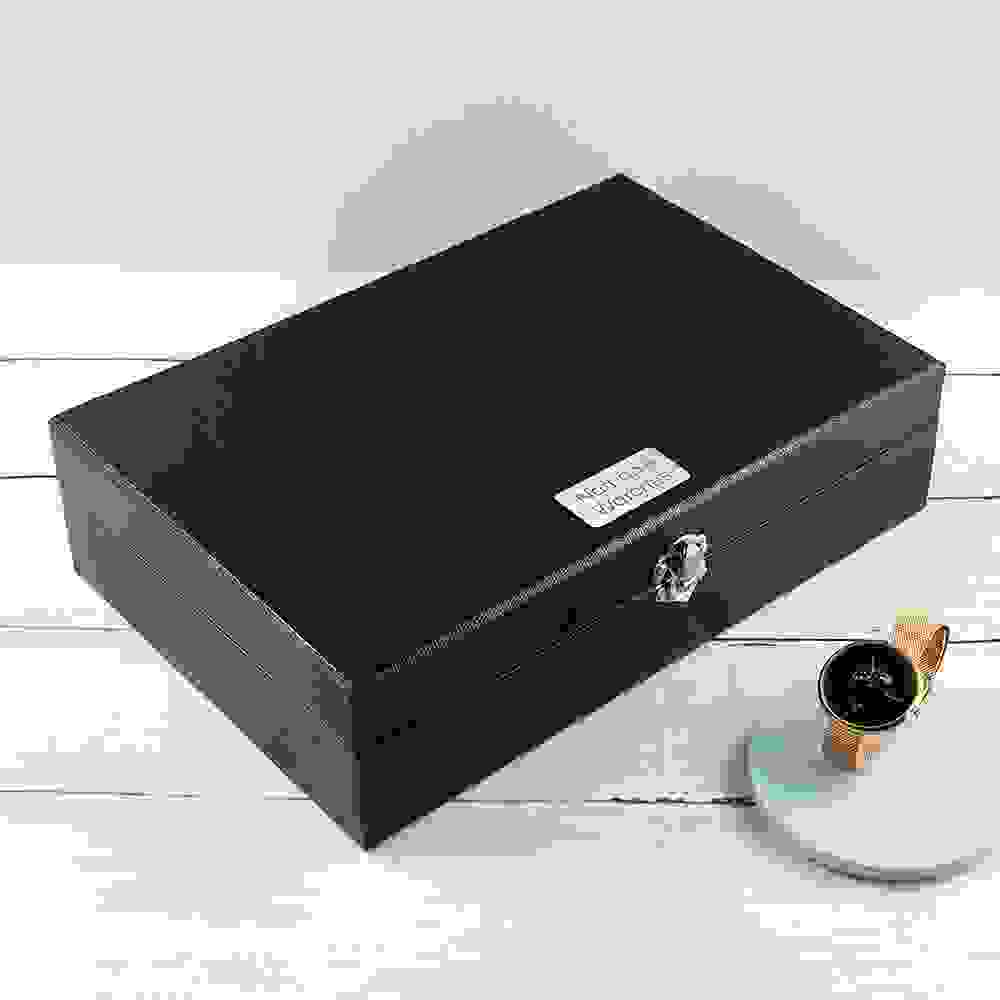 Personalised Luxury 12 Piece Watch Box