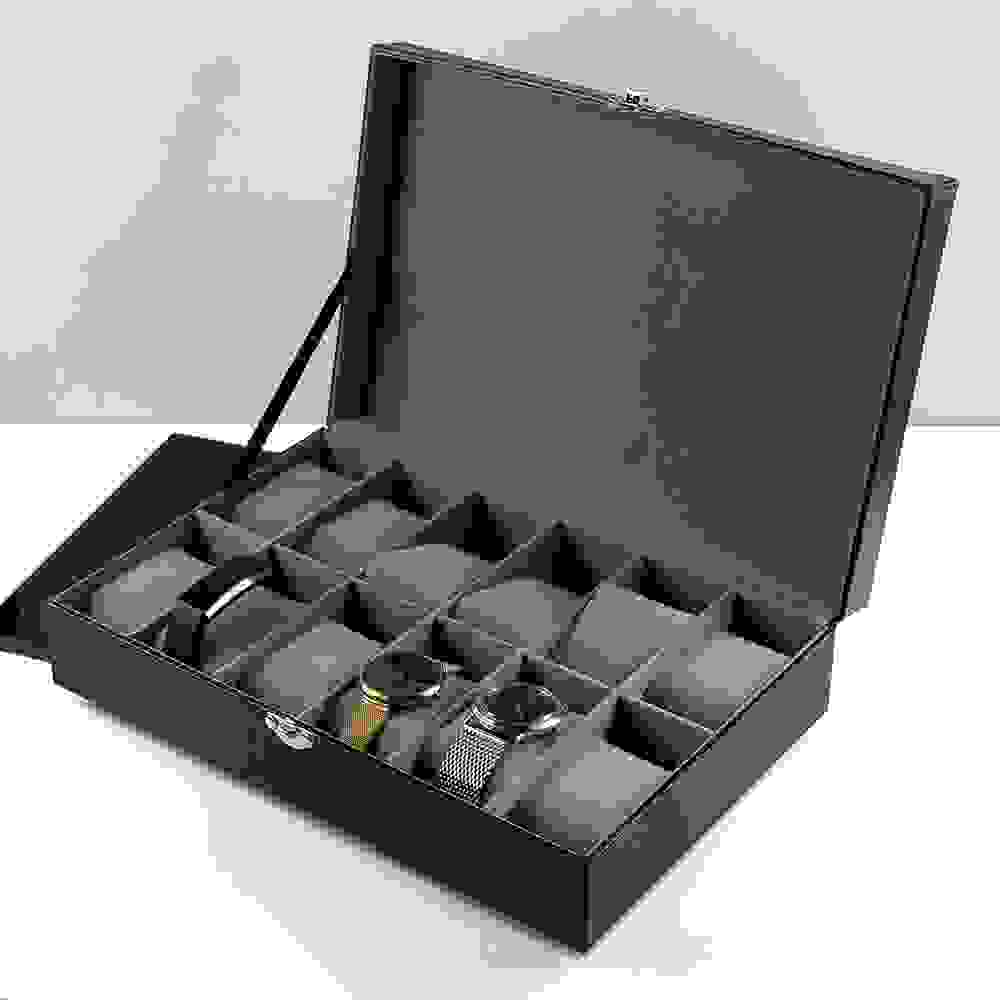 Personalised Luxury 12 Piece Watch Box