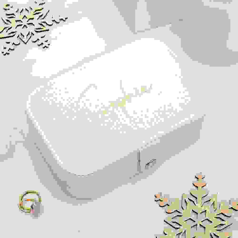 Personalised White Jewellery Case