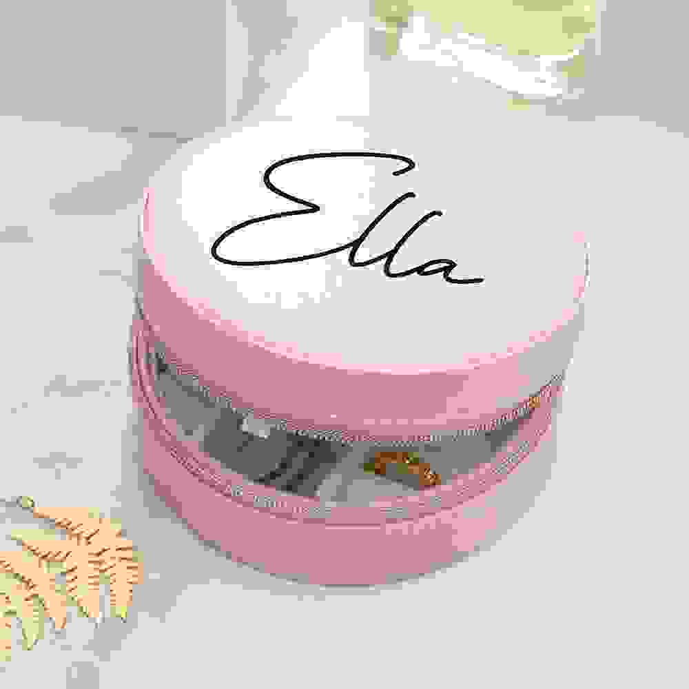 Personalised Travel Jewellery Case