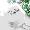 Personalised Powder Pink Travel Jewellery Case