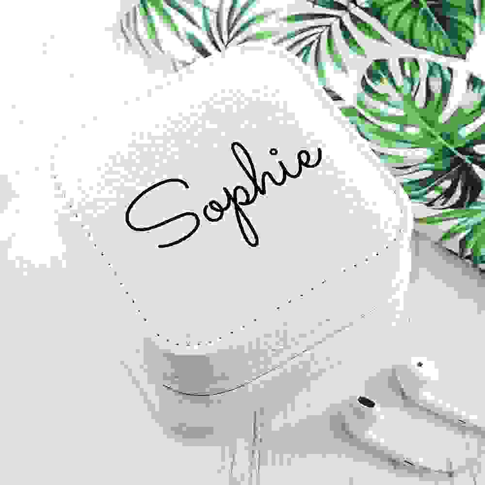Personalised Powder Pink Travel Jewellery Case