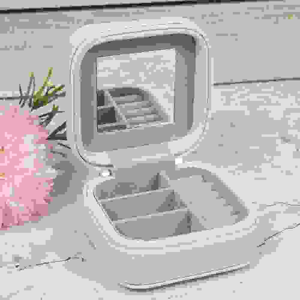 Personalised Powder Pink Travel Jewellery Case