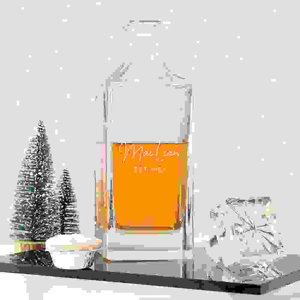Personalised Timeless Signature Square Decanter