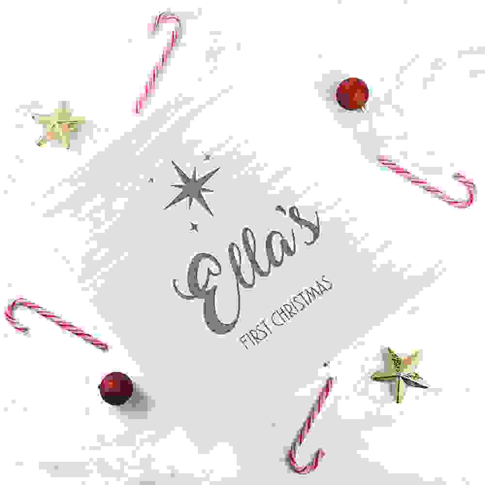 Personalised Minimalist Engraved Christmas Box