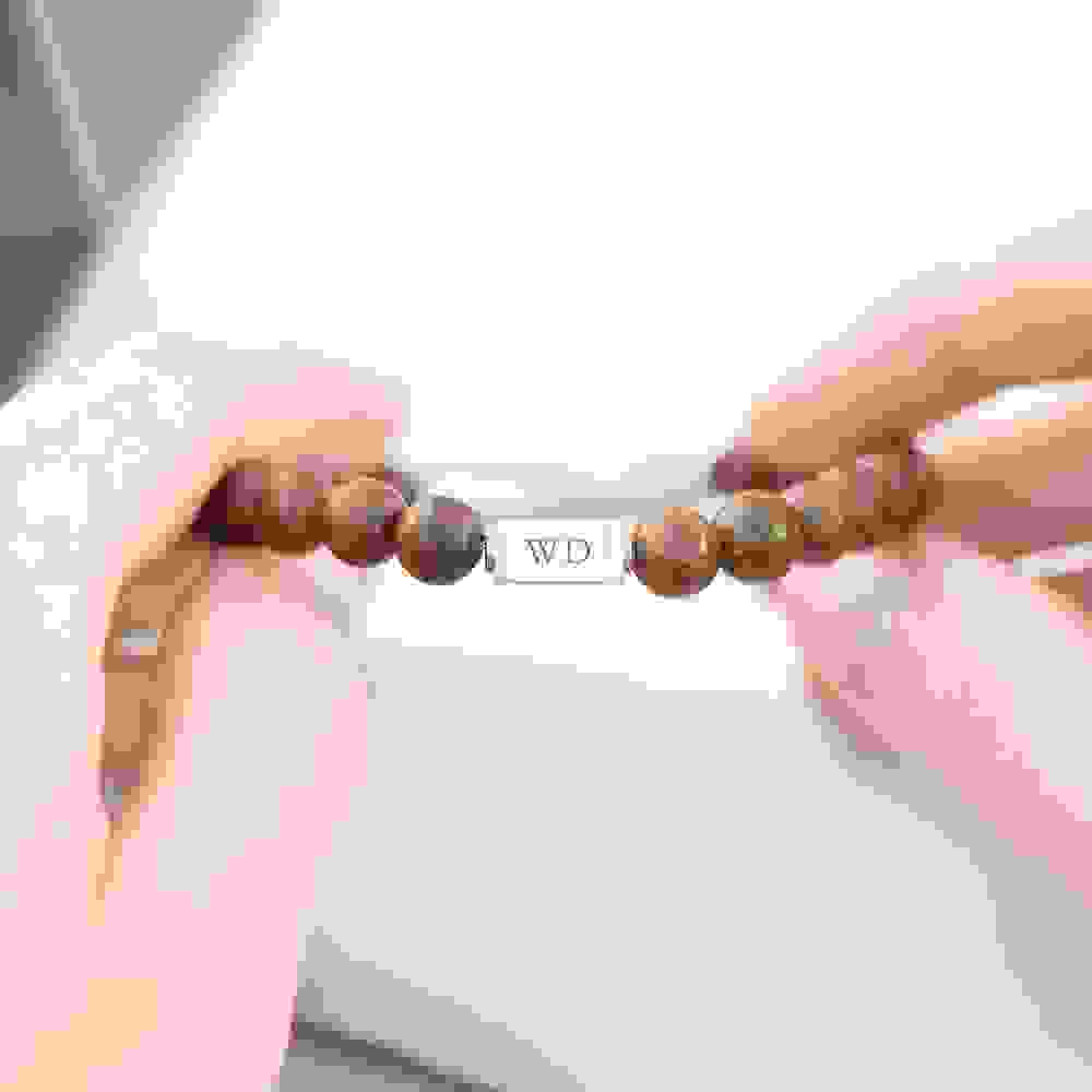 Personalised Men's Wooden Bracelet