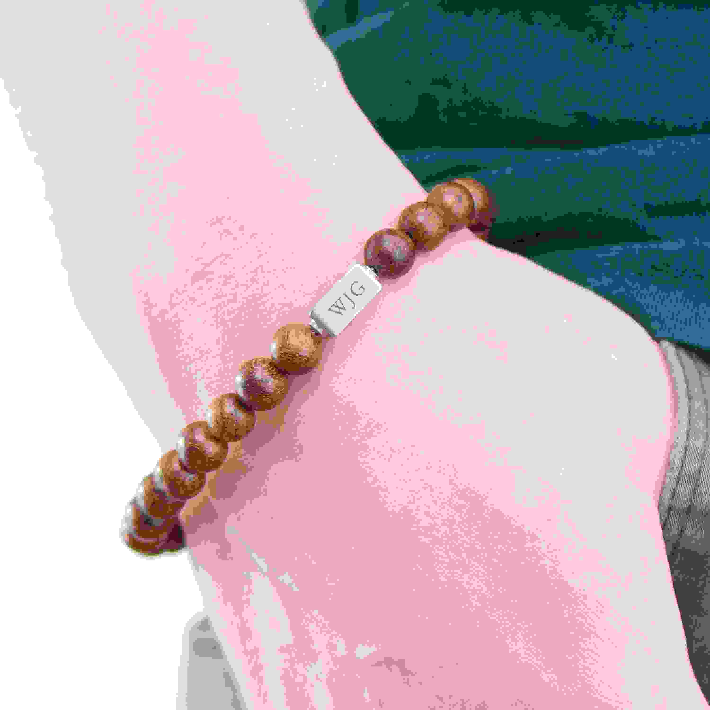 Personalised Men's Wooden Bracelet
