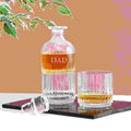 Personalised Stacking Whisky Decanter and Tumblers Set