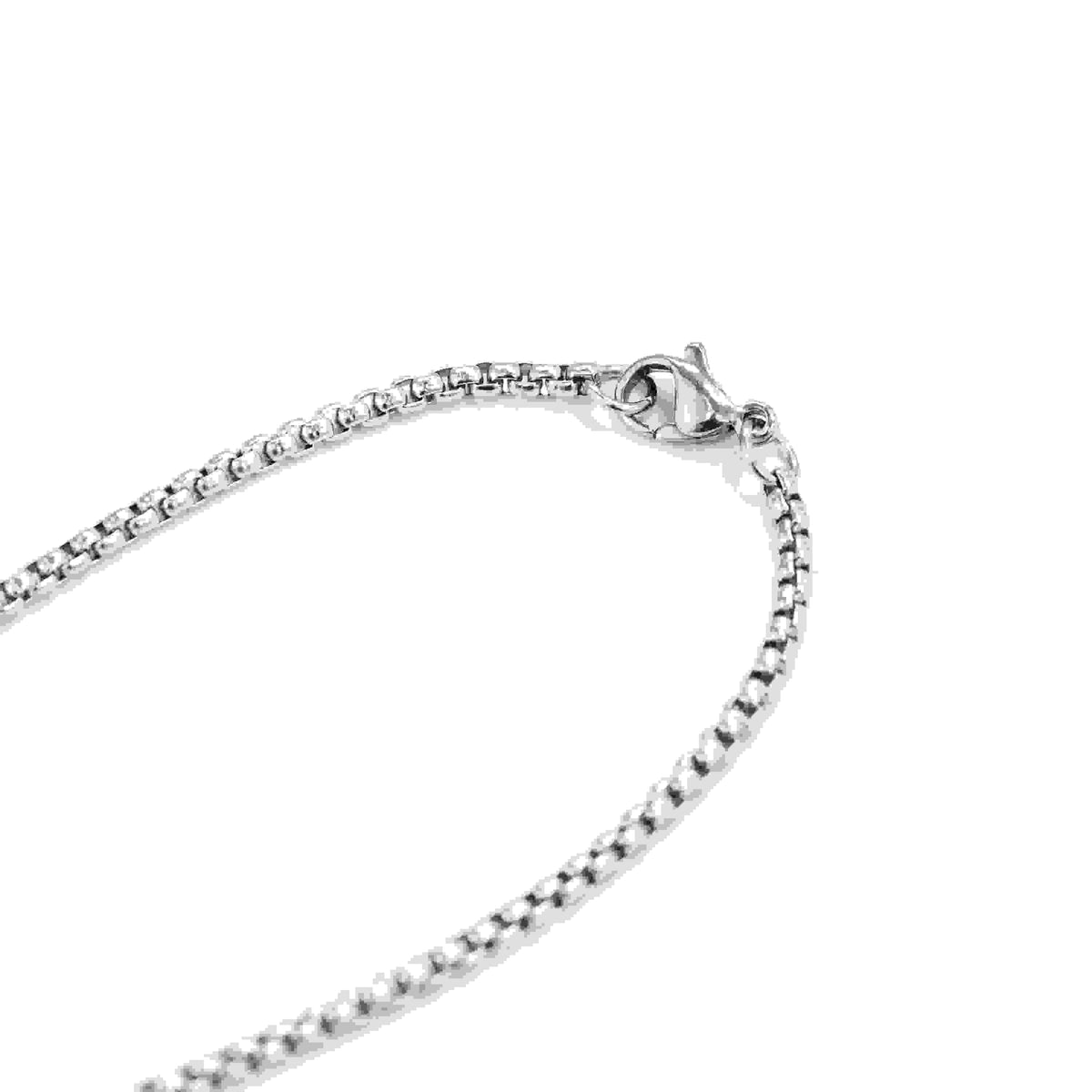 Personalised Men's Brushed Steel Dog Tag Necklace