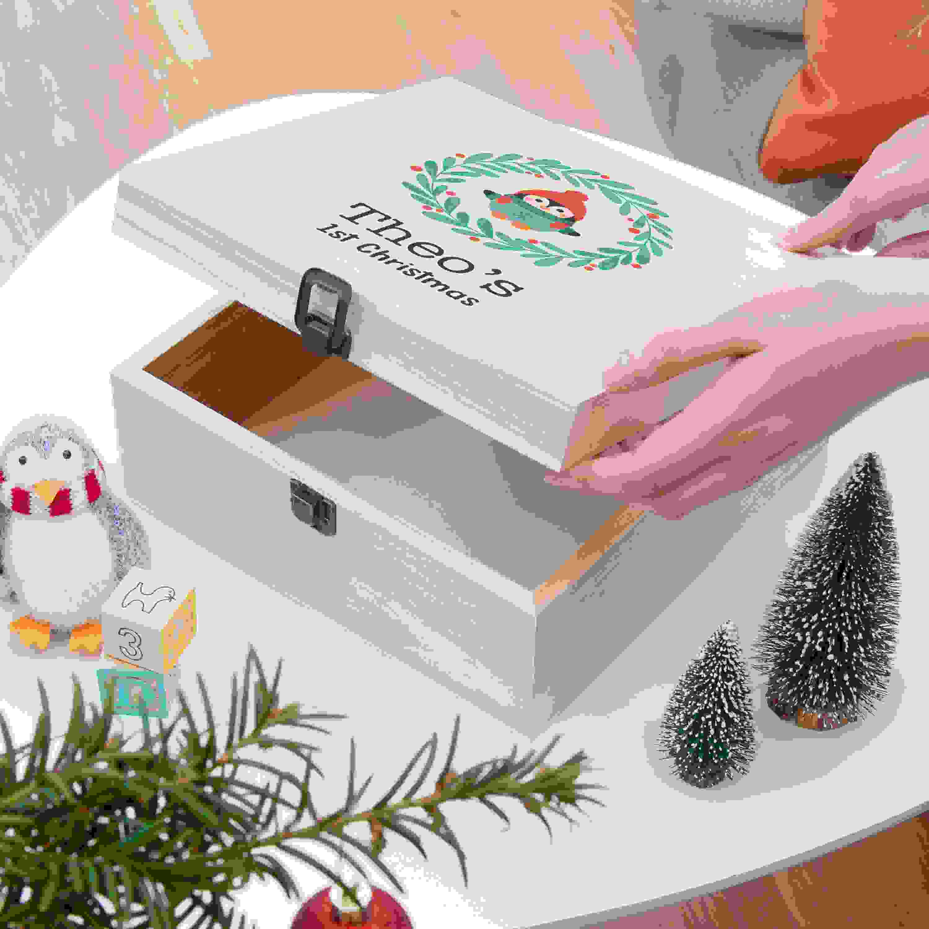 Personalised Baby's First Christmas Eve Box