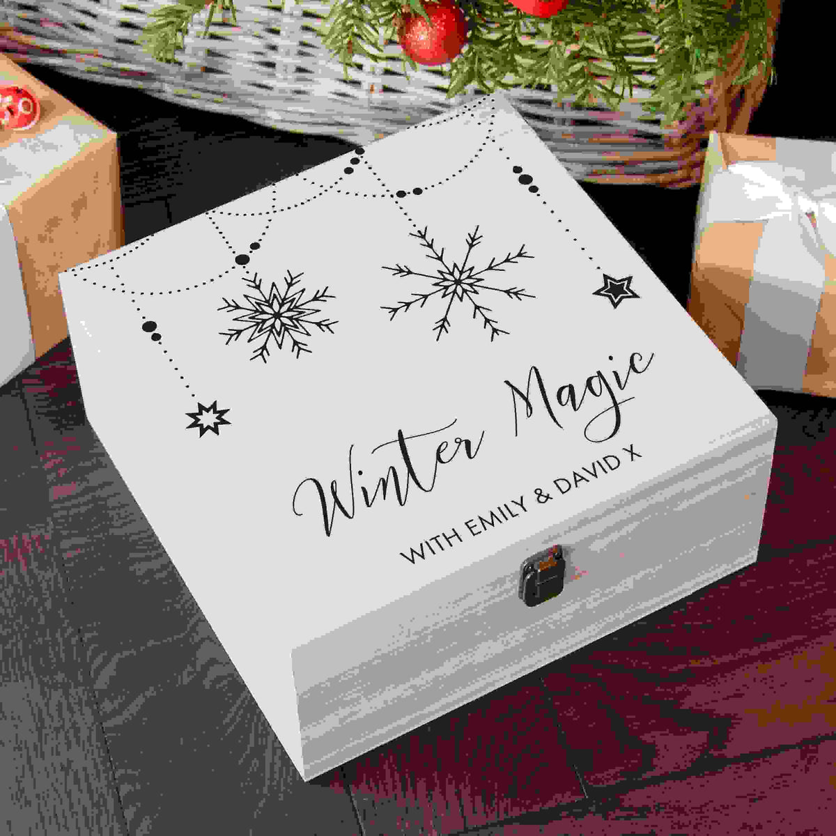 Personalised Winter Magic Christmas Eve Box