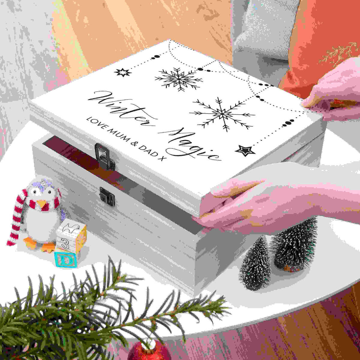 Personalised Winter Magic Christmas Eve Box
