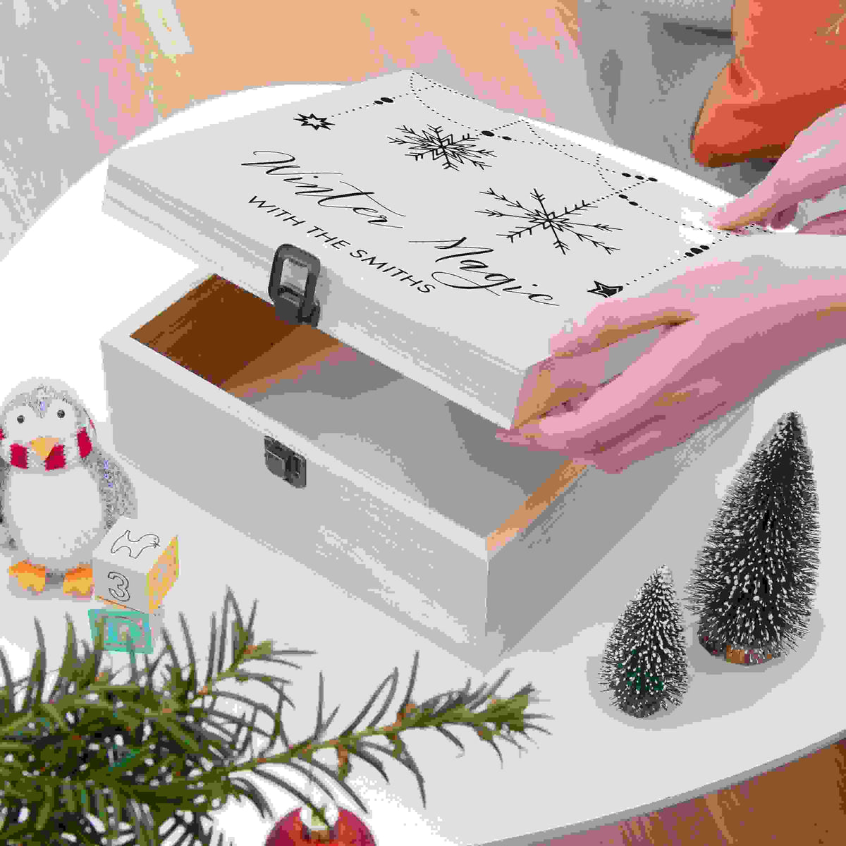 Personalised Winter Magic Christmas Eve Box